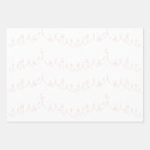 ダスティピンクイードムバラクマスジドパターンデザイン ラッピングペーパーシート (正面2)