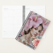 ダスティピンクエーテルフローラアートブライデスメイド プランナー手帳 (ディスプレー)