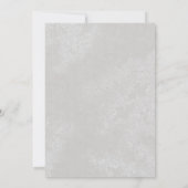 ダスティピンクテラコッタフローラお祝いオブ・ライフ 招待状 (裏面)