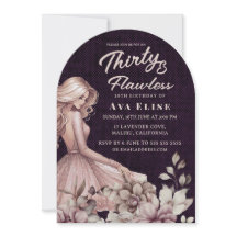 ダスティピンクドレス&フローラ30th誕生日パーティー