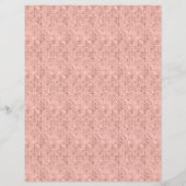 ダスティピンクビクトリアンスタイルダマススクレープブック紙 (裏面)