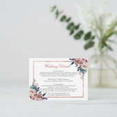 ダスティピンクブルー結婚フローラ詳細 エンクロージャーカード (スタンド正面)
