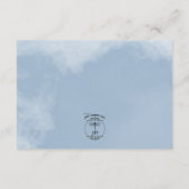 ダスティピンクブルー&ホワイトローズ結婚ズ詳細 エンクロージャーカード (裏面)