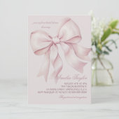 ダスティピンクボウブライダルシャワー 招待状 (スタンド正面)