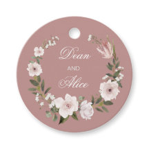 ダスティピンクボホフローラウォーターカラーパステル結婚ズ