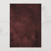 ダスティピンクマウヴバラフローラジオメト結婚リ エンクロージャーカード (裏面)