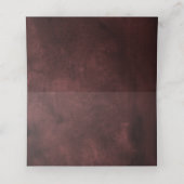 ダスティピンクマウヴバラフローラジオメト結婚リ プレイスカード (内部開封)