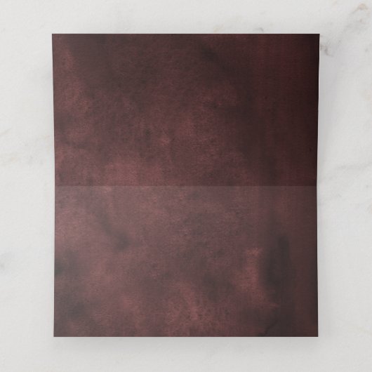 ダスティピンクマウヴバラフローラジオメト結婚リ プレイスカード (内部開封)