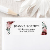 ダスティピンクマウヴバラフローラジオメト結婚リ ラベル (インサイチュ)