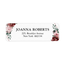 ダスティピンクマウヴバラフローラジオメト結婚リ ラベル