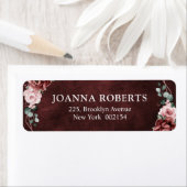 ダスティピンクマウヴバラフローラ幾何結婚La ラベル (インサイチュ)