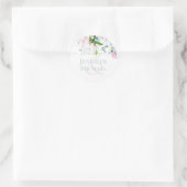 ダスティピンクマグノリアスユーカリサンキュークラシック ラウンドシール (バッグ)