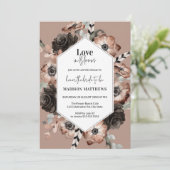 ダスティピンクラブ開花ブライダルシャワー 招待状 (スタンド正面)