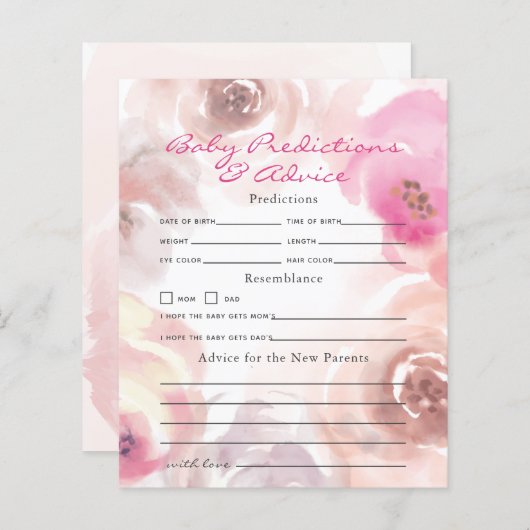 ダスティピンクローズベビー予測とアドバイス (正面/裏面)