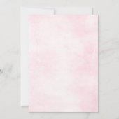 ダスティピンクローズミッドサマーフローラ結婚ズ 招待状 (裏面)