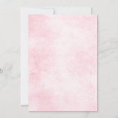ダスティピンクローズミッドサマーフローラ結婚ズ 招待状 (裏面)