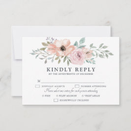 ダスティピンクローズミッドサマーフローラ開花 出欠カード