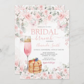 ダスティピンクローゼスブライダルブランチ招待 招待状 (正面/裏面)
