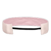 ダスティピンク名前をカスタムする アスレチックヘッドバンド (裏面)