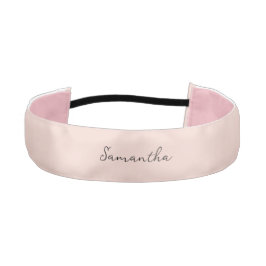 ダスティピンク名前をカスタムする アスレチックヘッドバンド