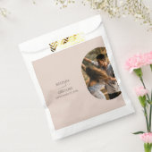 ダスティピンク私たちはミニマリストの写真結婚の フェイバーバッグ (封をした状態)