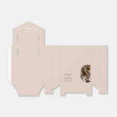 ダスティピンク私たちはミニマリストの写真結婚の フェイバーボックス (折り畳みなし)