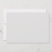 ダスティピンク グレー ホワイト マーブル セーブ・ザ・デート ウェディング 招待状 (裏面)