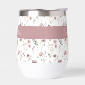 ダスティピンク セージグリーン 水彩野の花  (左面)
