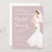 ダスティピンク テーマ2 招待状 (正面/裏面)