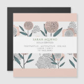 ダスティピーチフローラドラマチックビジネスカード (正面/裏面)