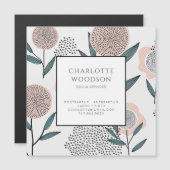 ダスティピーチフローラドラマチックビジネスカード (正面/裏面)