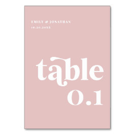 ダスティピ結婚ンク テーブルナンバー