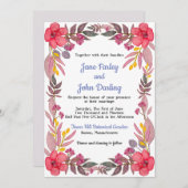 ダスティピ考えンクス結婚式招待状 招待状 (正面/裏面)