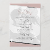 ダスティファンシーバラの結婚詳細 エンクロージャーカード (正面)
