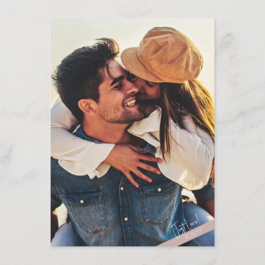 ダスティファンシーバラの結婚詳細 エンクロージャーカード (裏面)