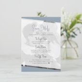 ダスティファンシーブカジュアル・ブルーの結婚詳細 エンクロージャーカード (スタンド正面)