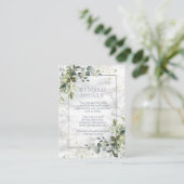 ダスティブエレガントルーアイカリプタスグリーンマリーブル エンクロージャーカード (スタンド正面)