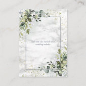ダスティブエレガントルーアイカリプタスグリーンマリーブル エンクロージャーカード (裏面)