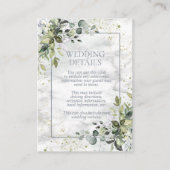 ダスティブエレガントルーアイカリプタスグリーンマリーブル エンクロージャーカード (正面)