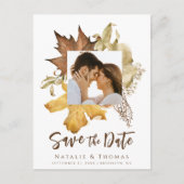 ダスティブラウン紅葉秋インラブ結婚ズ 案内ポストカード (正面)