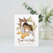 ダスティブラウン紅葉秋インラブ結婚ズ 案内ポストカード (スタンド正面)