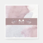 ダスティブルゴーニュの水彩 スタンダードランチョンナプキン (正面)