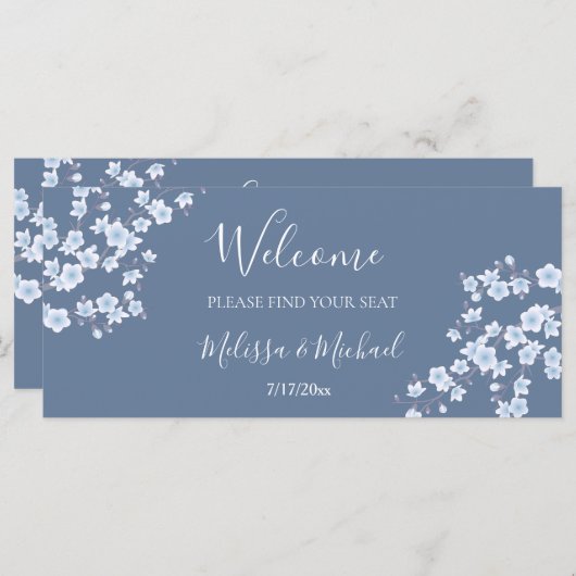 ダスティブルーさくらんぼブロッサム |シーティンググラフヘッダー (正面/裏面)