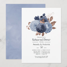 ダスティブルーとバラ金ゴールドフローラリハーサルディナー 招待状