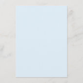 ダスティブルーとピンク結婚の詳細 エンクロージャーカード (裏面)