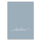 ダスティブルーとホワイトネームエレガントの座席表 テーブルナンバー (正面)