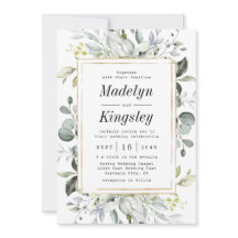 ダスティブルーと金ゴールド素朴エレガントフローラ結婚ズ