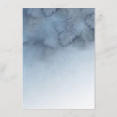 ダスティブルーと金ゴールド結婚の情報 エンクロージャーカード (裏面)