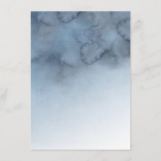 ダスティブルーと金ゴールド結婚の情報 エンクロージャーカード (裏面)