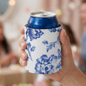 ダスティブルーのシノワズリーデザイン 缶クーラー